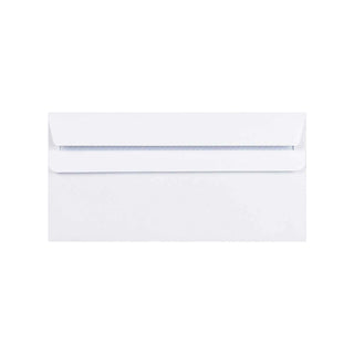 Enveloppe blanche 110x220 mm (DL)
