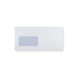 Enveloppe blanche 114x229 mm