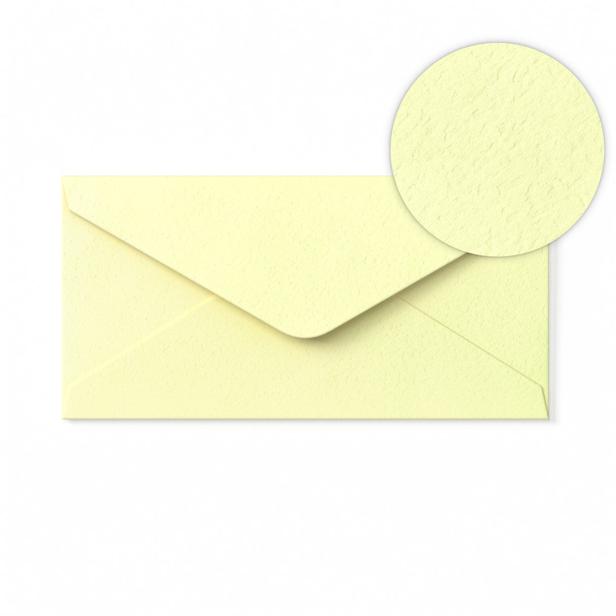 Enveloppe Ivoire avec effet martelé 110x220 mm (DL)