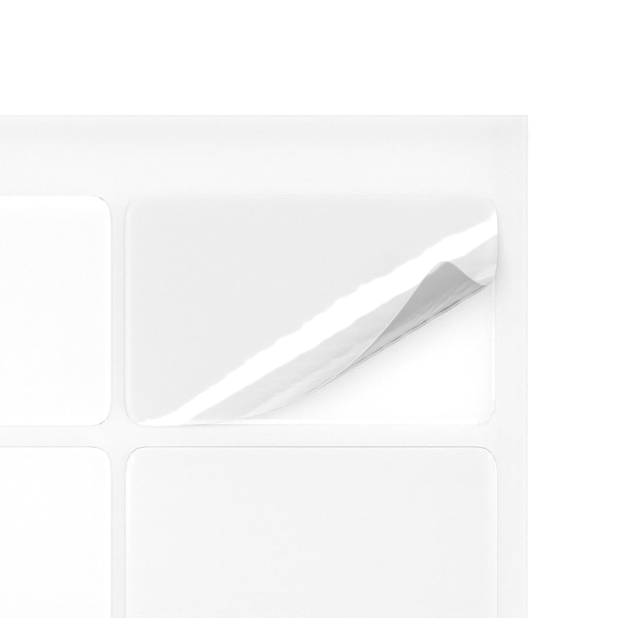 Étiquettes adhésives rectangulaires