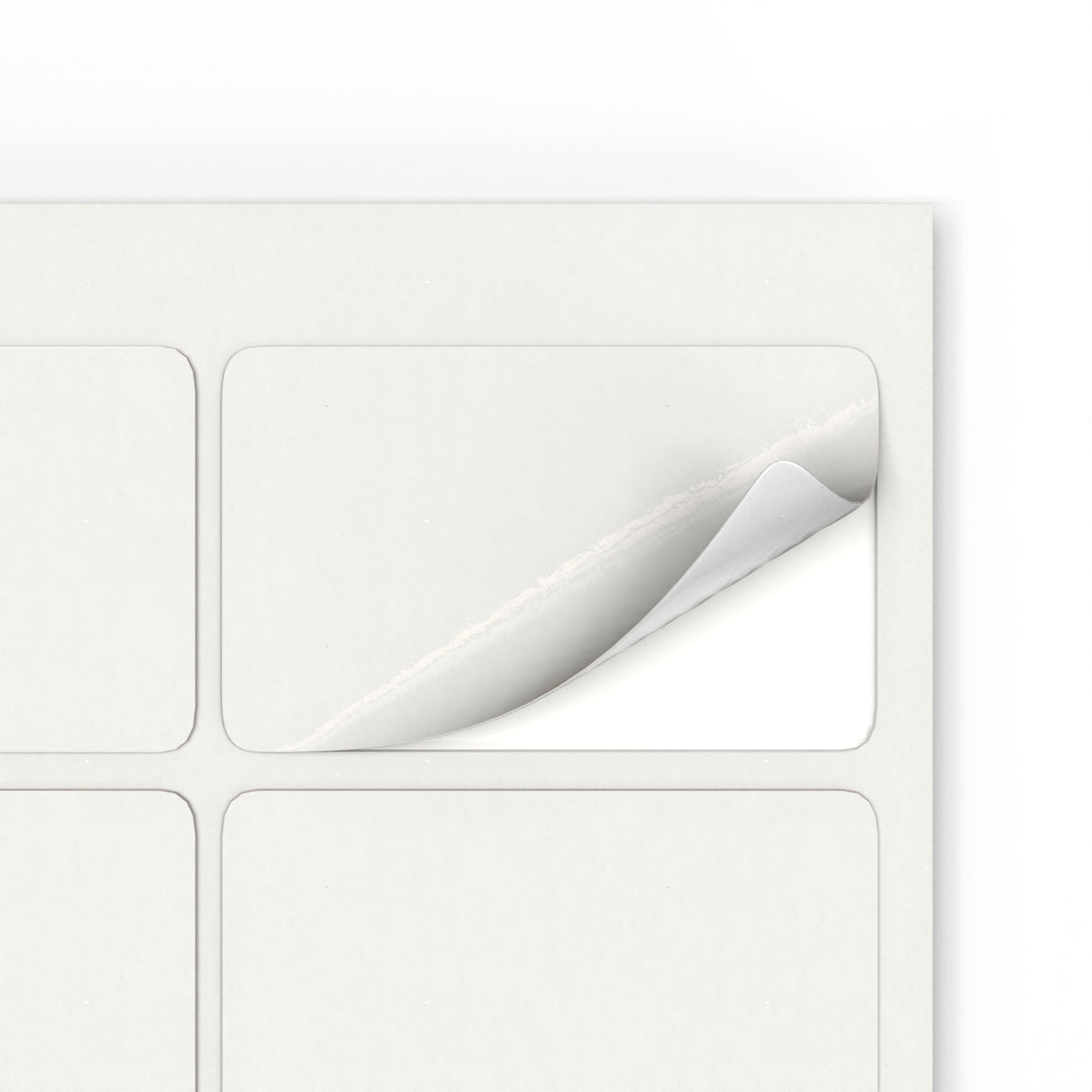 Étiquettes adhésives rectangulaires
