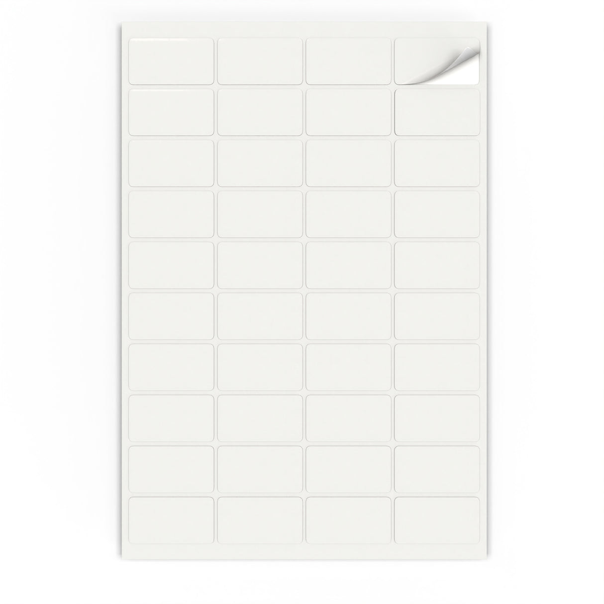 Étiquettes adhésives rectangulaires