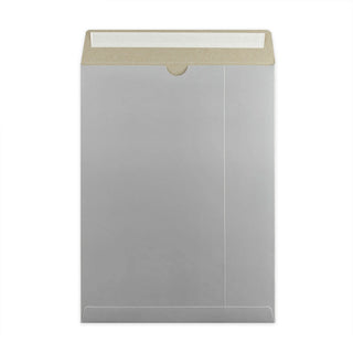 Enveloppe argent tout en carton 324x229 mm (C4)