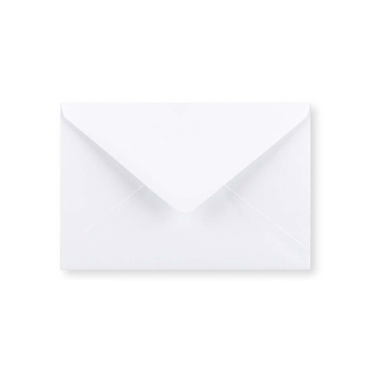 Enveloppe blanche - Rabat Pointu 108x159 mm
