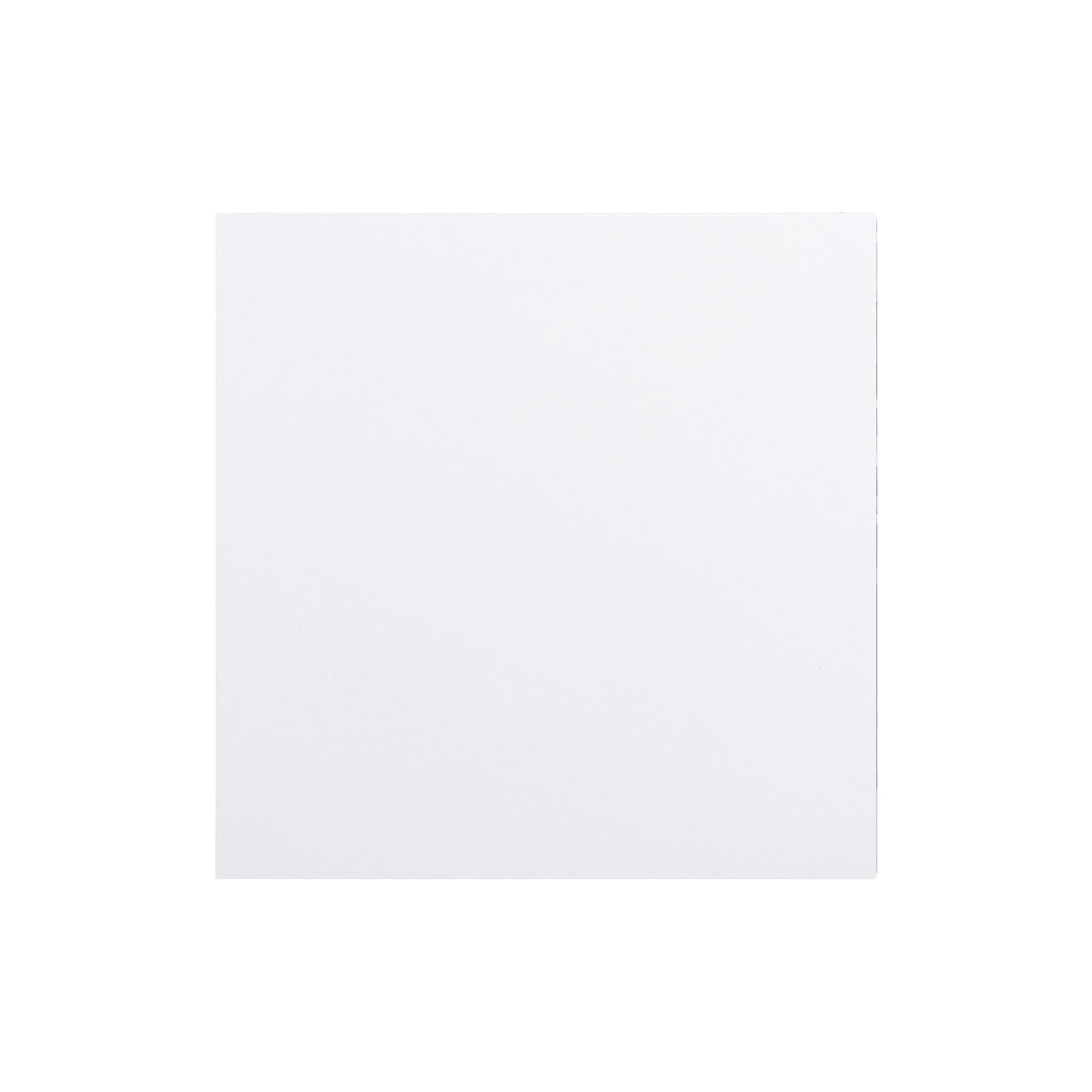 Enveloppe blanche - Rabat Pointu 120x120 mm