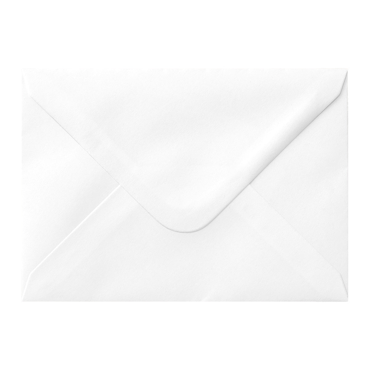 Enveloppe blanche - Rabat Pointu 120x165 mm