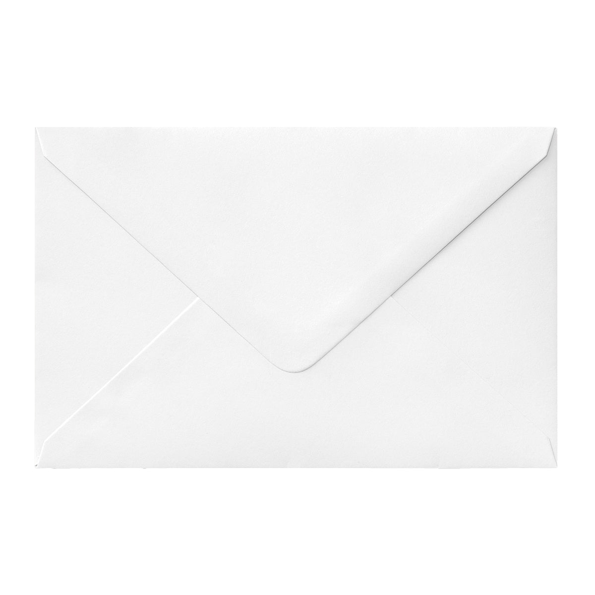 Enveloppe blanche - Rabat Pointu 121x184 mm
