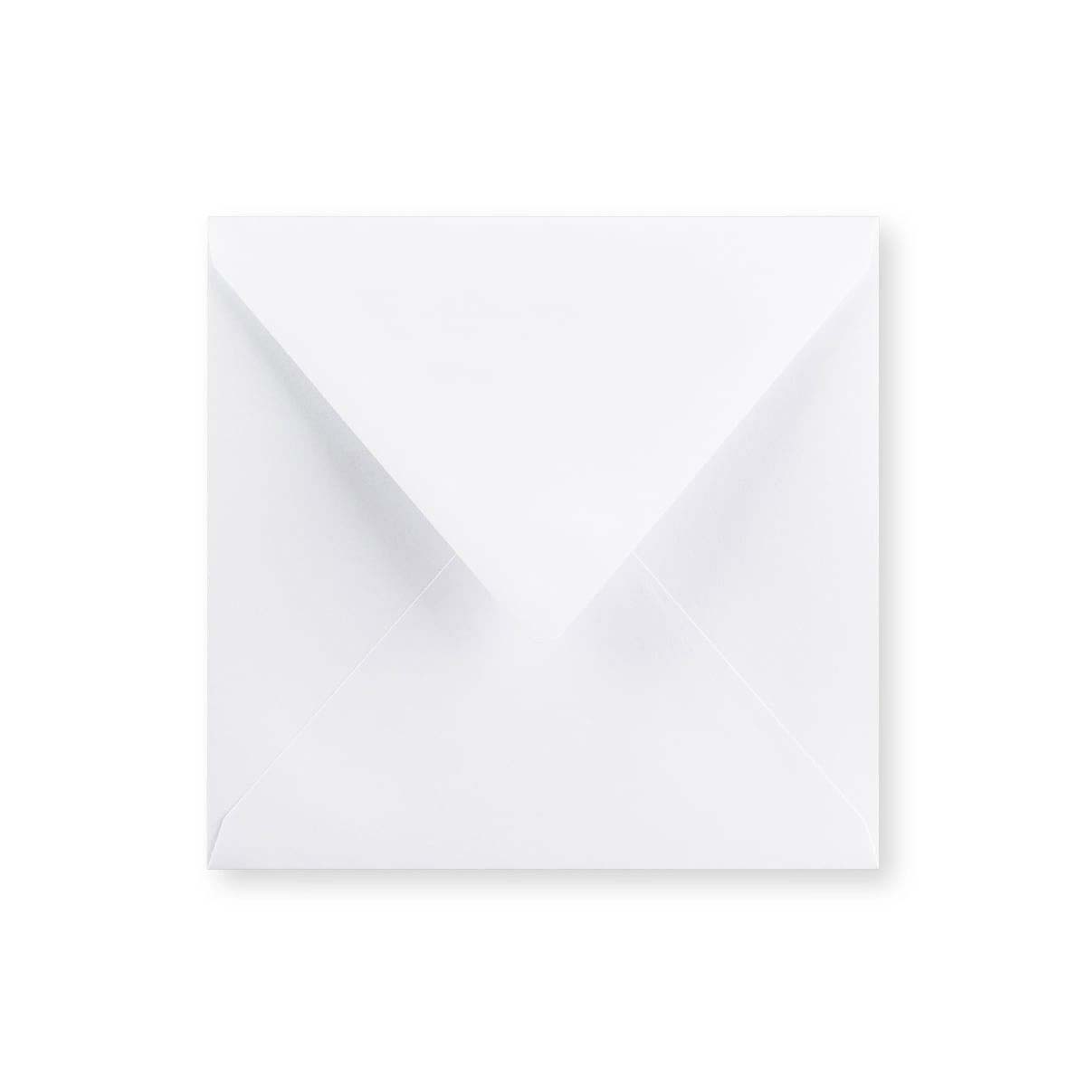 Enveloppe blanche - Rabat Pointu 165x165 mm