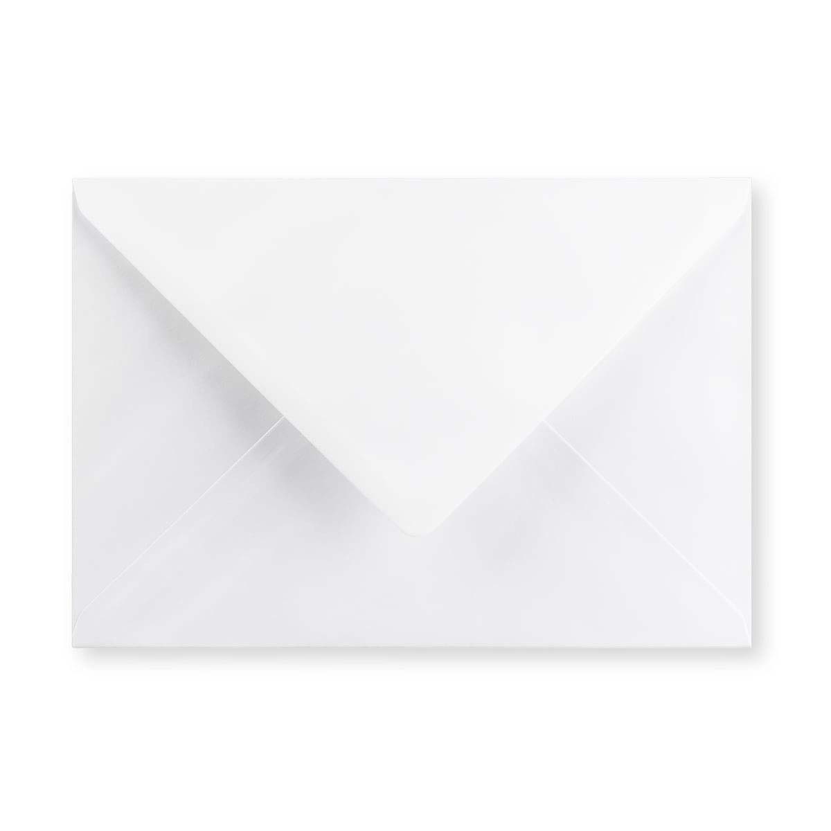 Enveloppe blanche - Rabat Pointu 176x250 mm