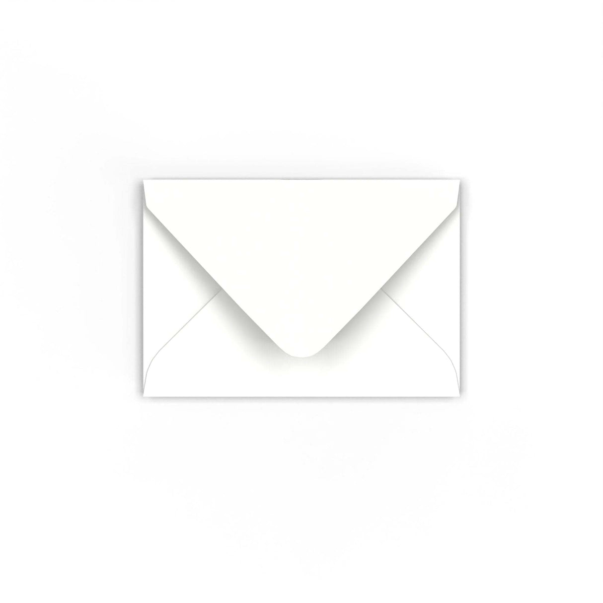 Enveloppe blanche - Rabat Pointu 65x94 mm