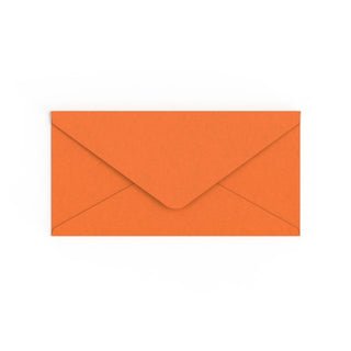 Enveloppe orange feu 110x220 mm (DL)