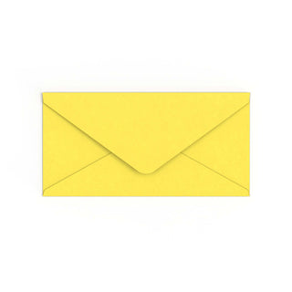 Enveloppe jaune tournesol 110x220 mm (DL)