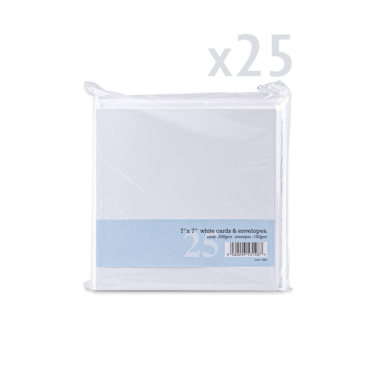 Cartes 300 g/m² et enveloppes blanches 100g/m² à texture lisse – lot