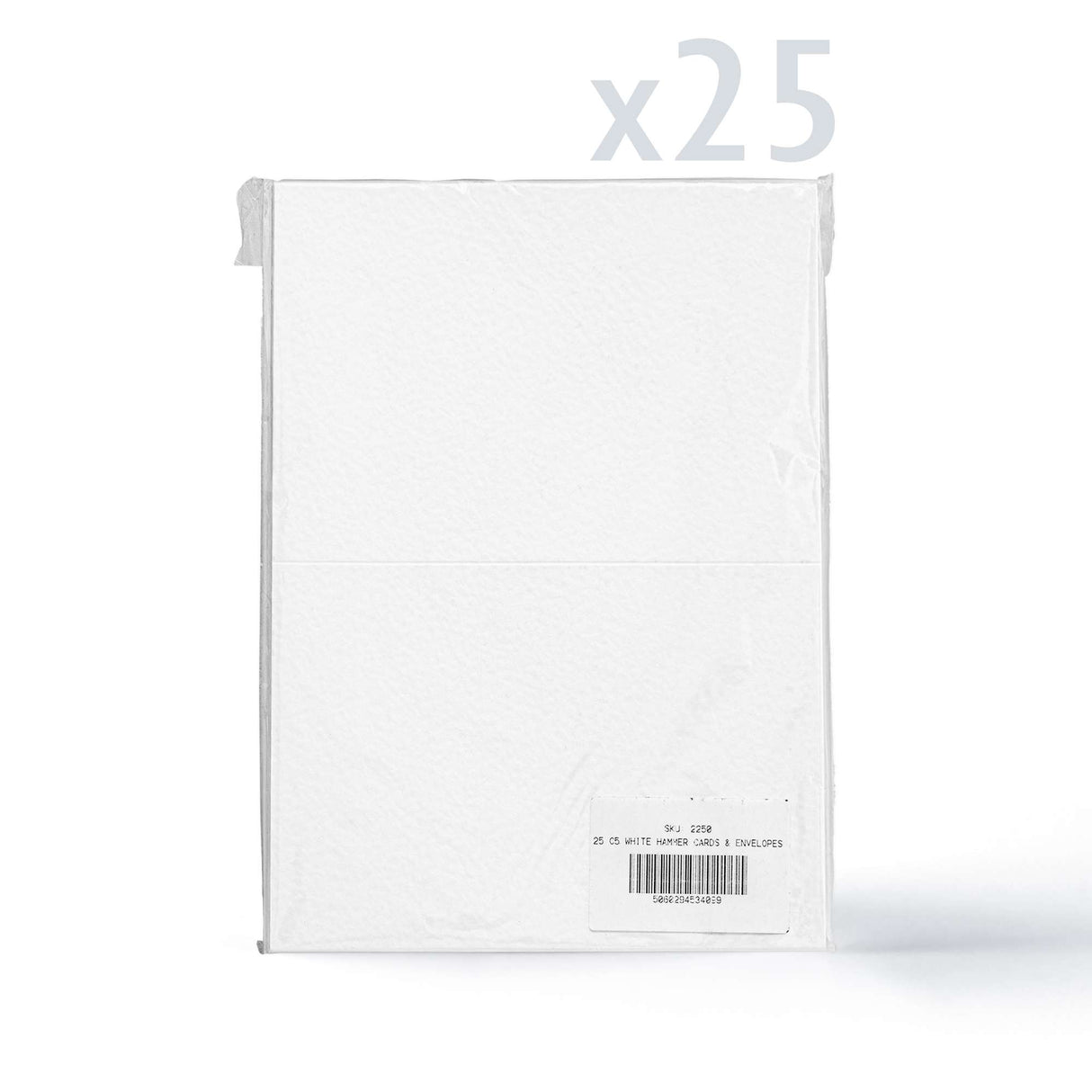 Cartes et enveloppes à texture martelée – lot