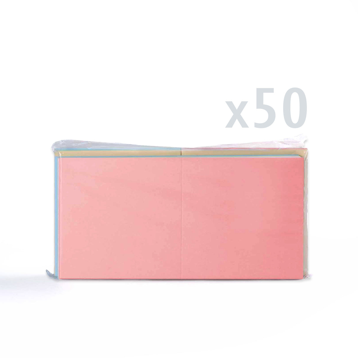 Cartes pastel assorties 225 g/m² et enveloppes 100 g/m²