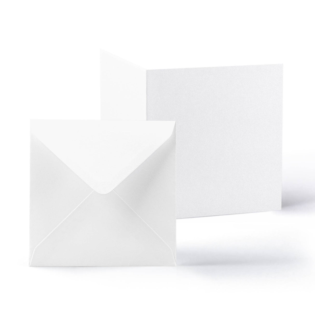 Cartes 300 g/m² et enveloppes blanches 100g/m² à texture lisse – lot