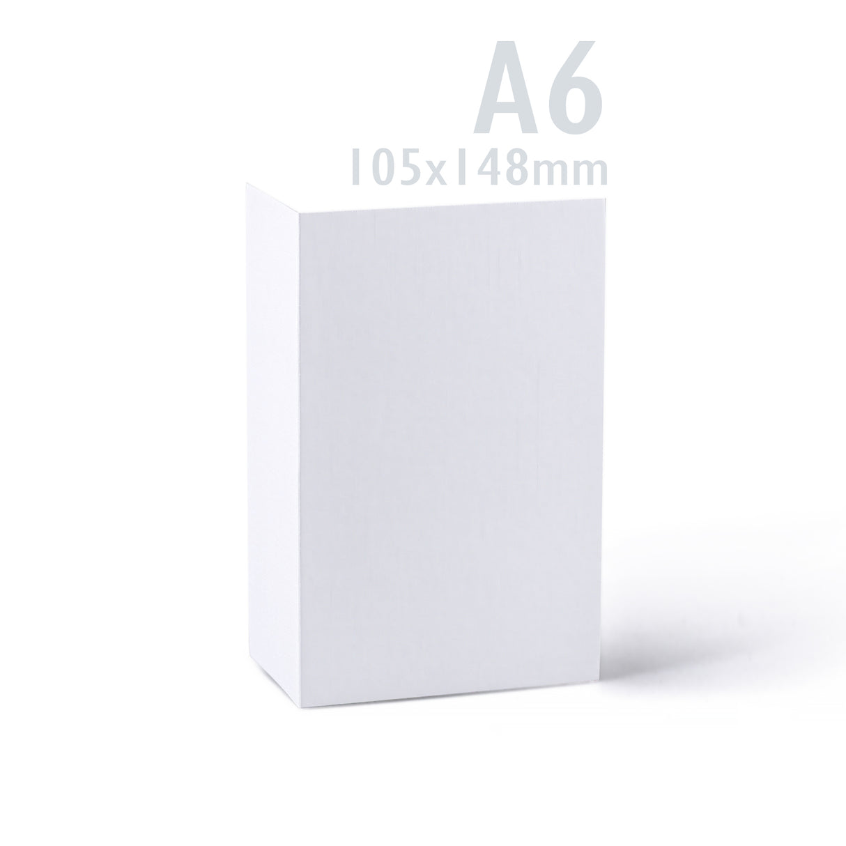 Cartes blanches lisses 250 g/m² et enveloppes 100 g/m² – lot