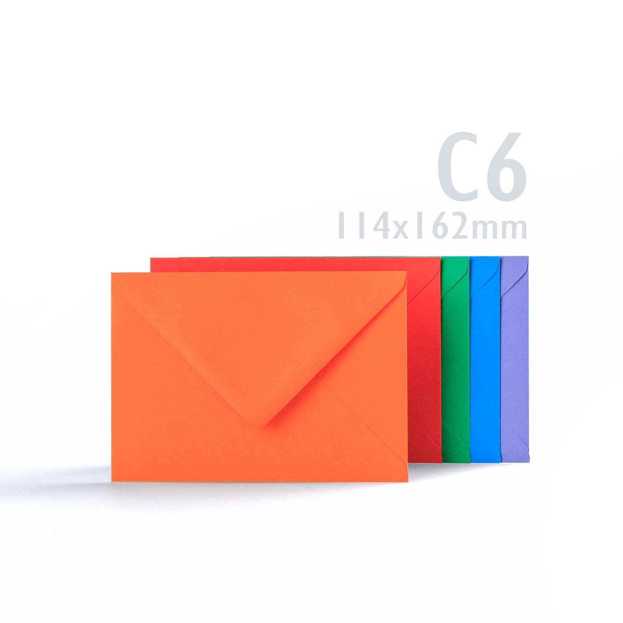 Cartes couleurs vives assorties 225 g/m² et enveloppes 100 g/m²