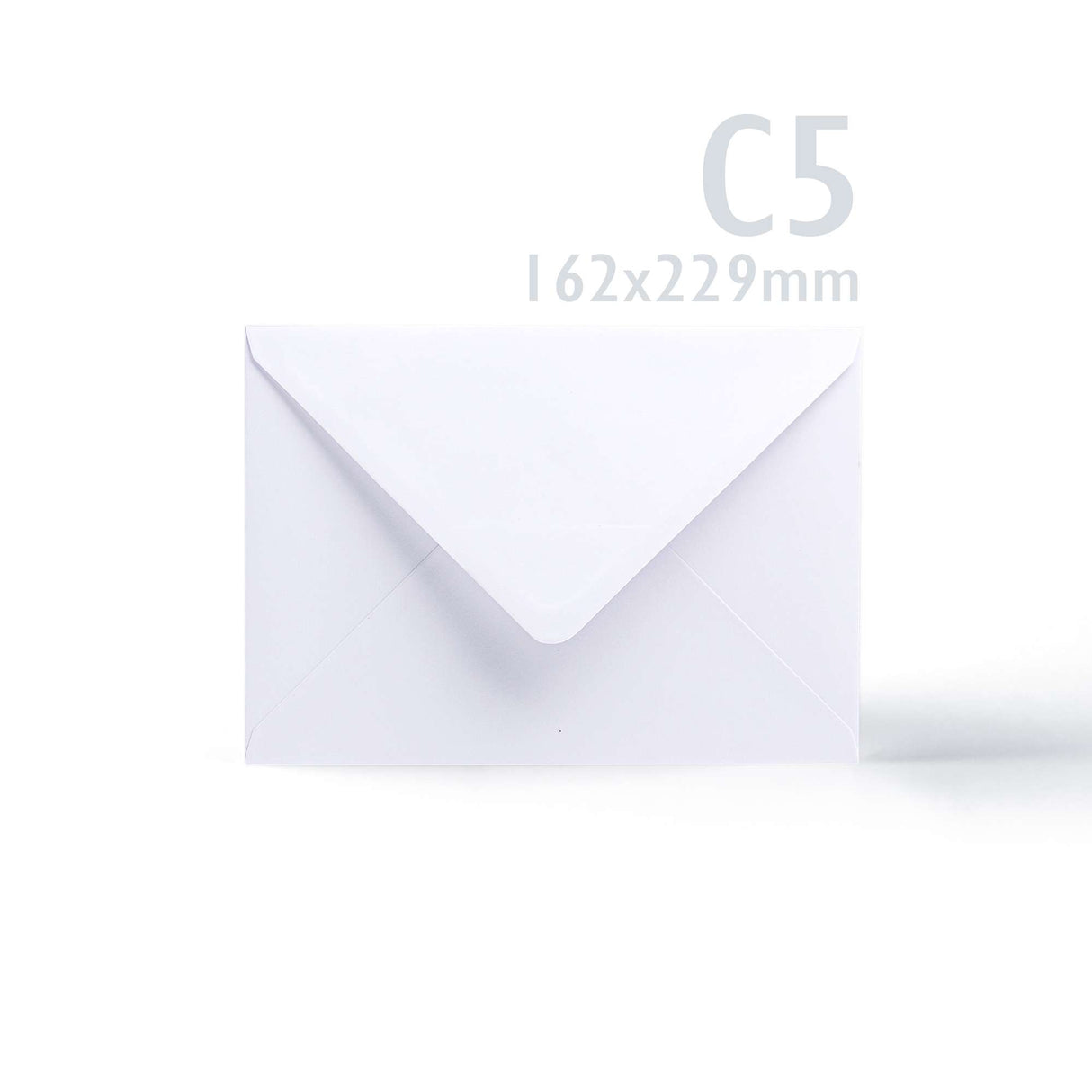 Cartes 300 g/m² et enveloppes blanches 100g/m² à texture lisse – lot