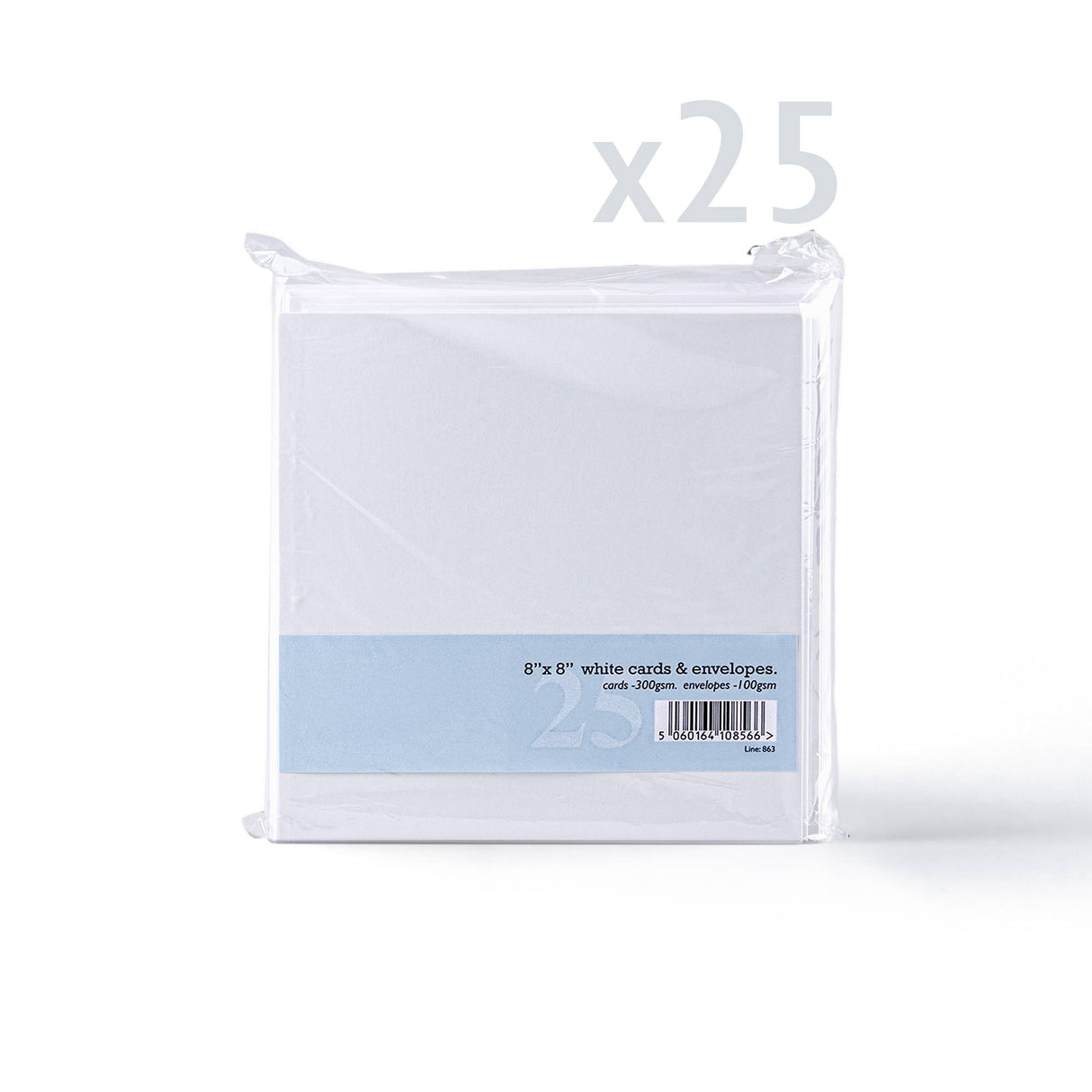 Cartes 300 g/m² et enveloppes blanches 100g/m² à texture lisse – lot