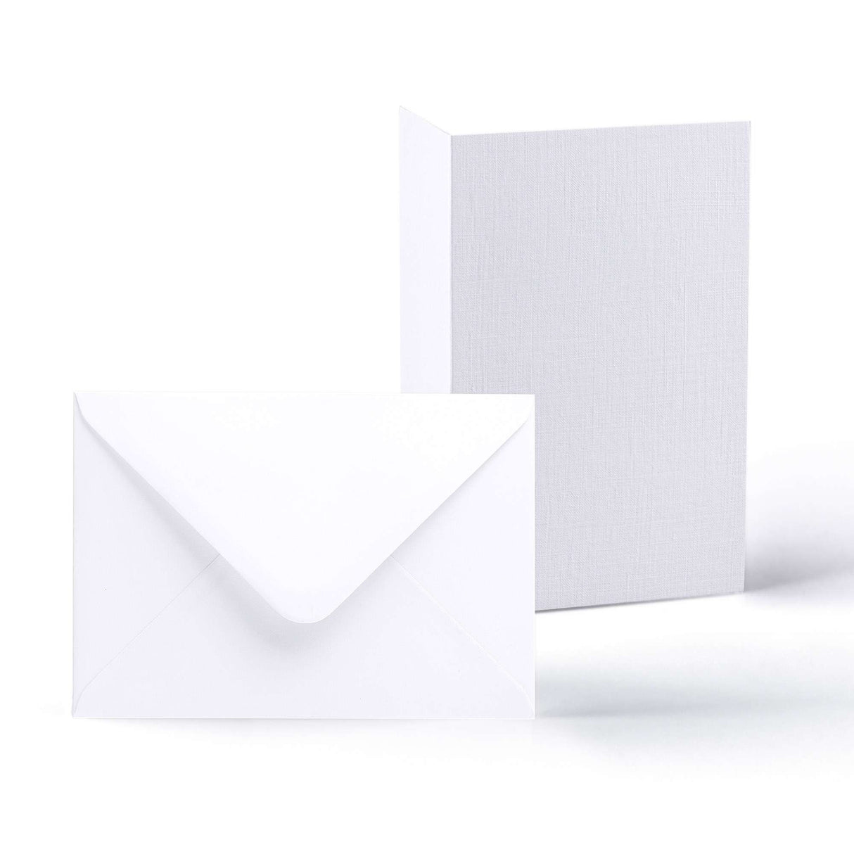 Cartes et enveloppes à texture lin – lot