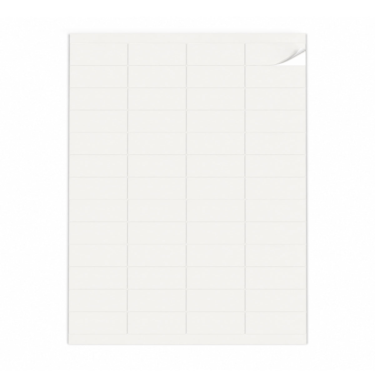 Lots d'étiquettes blanches XS - 100 feuilles