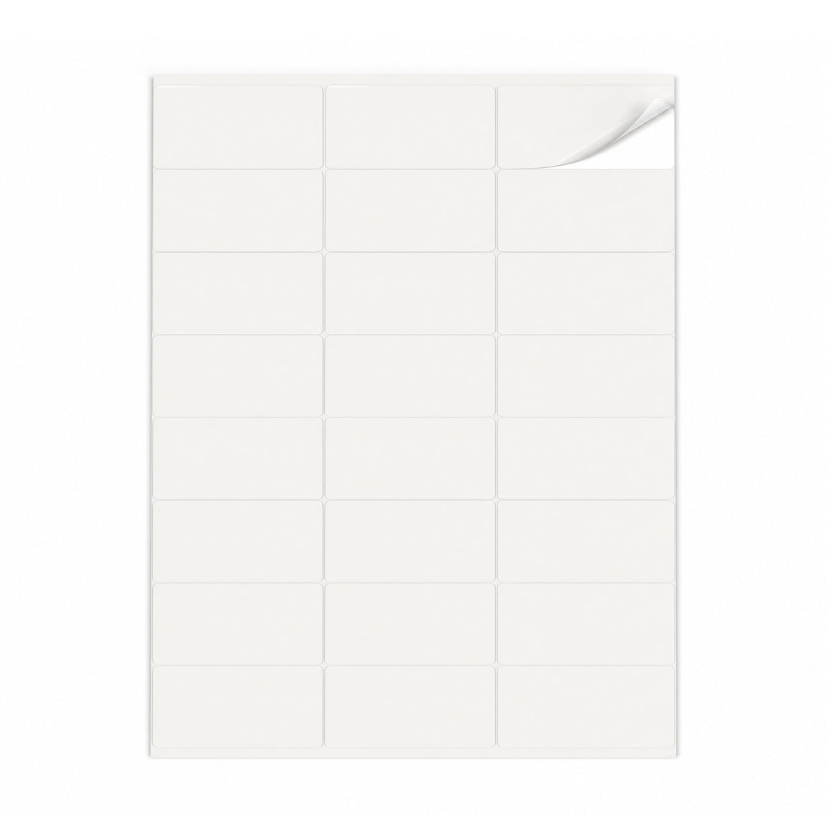 Lots d'étiquettes blanches S - 100 feuilles