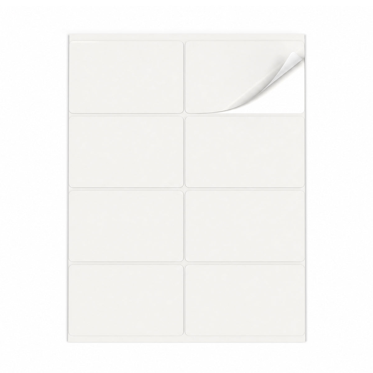 Lots d'étiquettes blanches ML - 100 feuilles