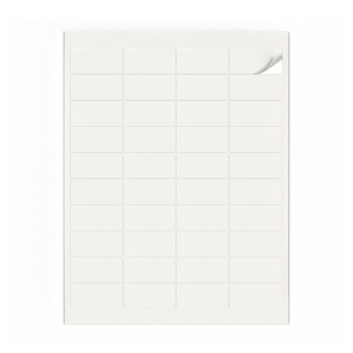 Lots d'étiquettes blanches XS - 100 feuilles