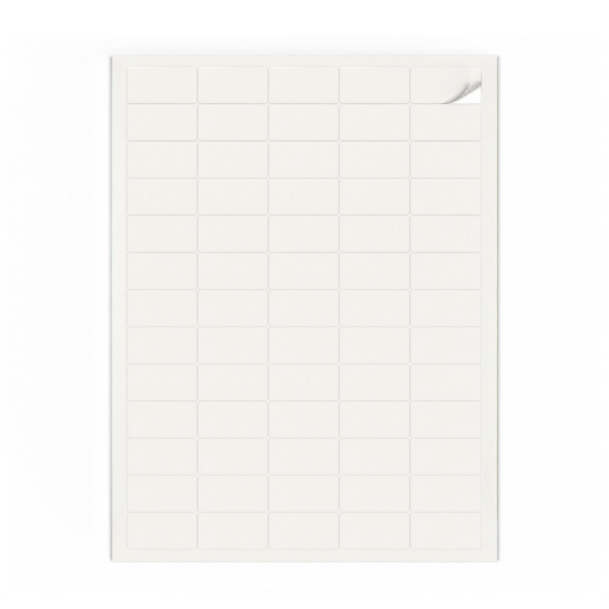 Lots d'étiquettes blanches XS - 100 feuilles