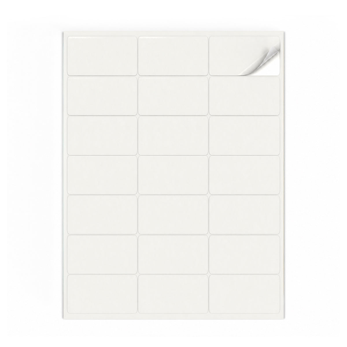 Lots d'étiquettes blanches S - 100 feuilles