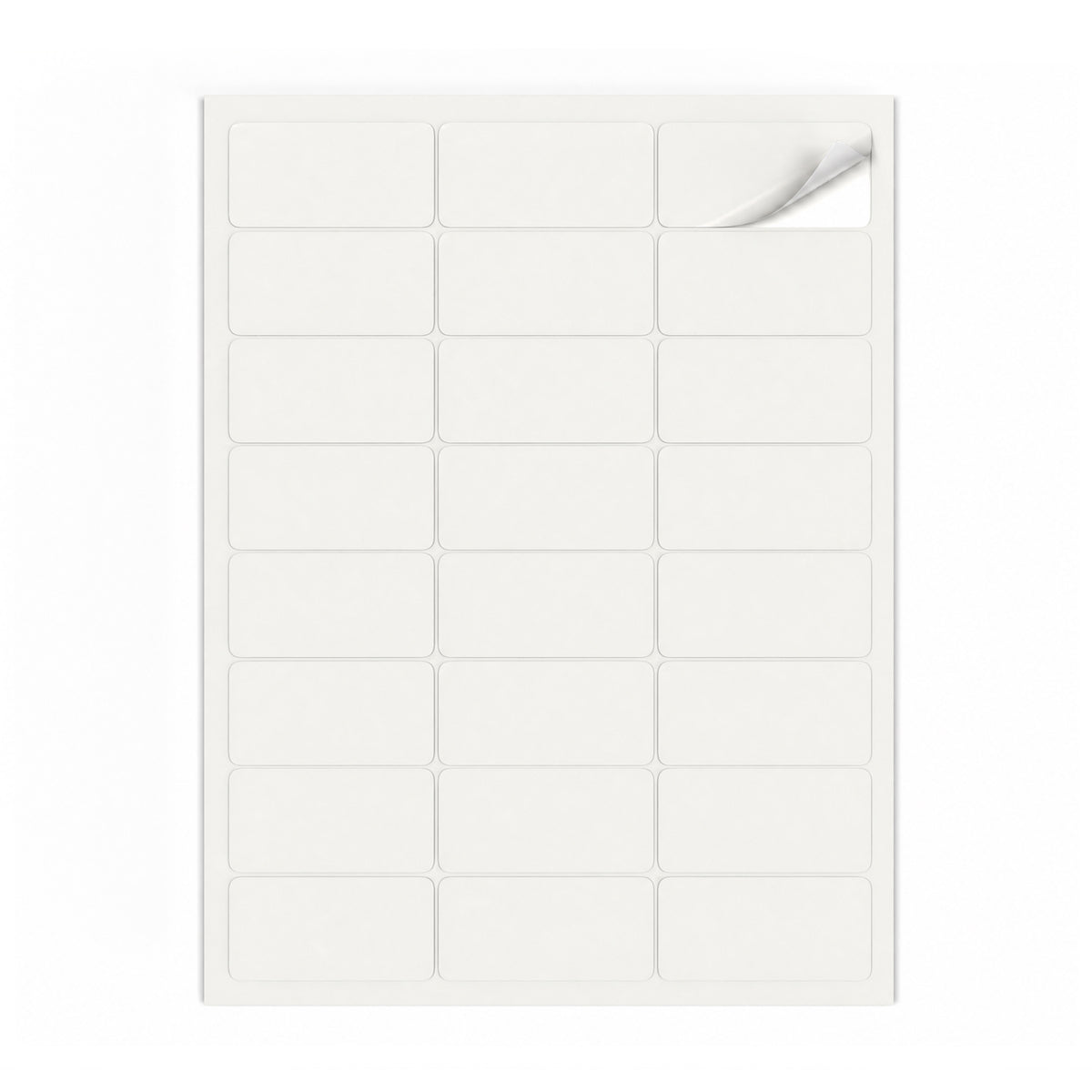 Lots d'étiquettes blanches S - 100 feuilles