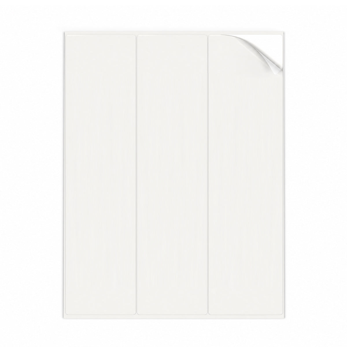 Lots d'étiquettes blanches XL - 100 feuilles