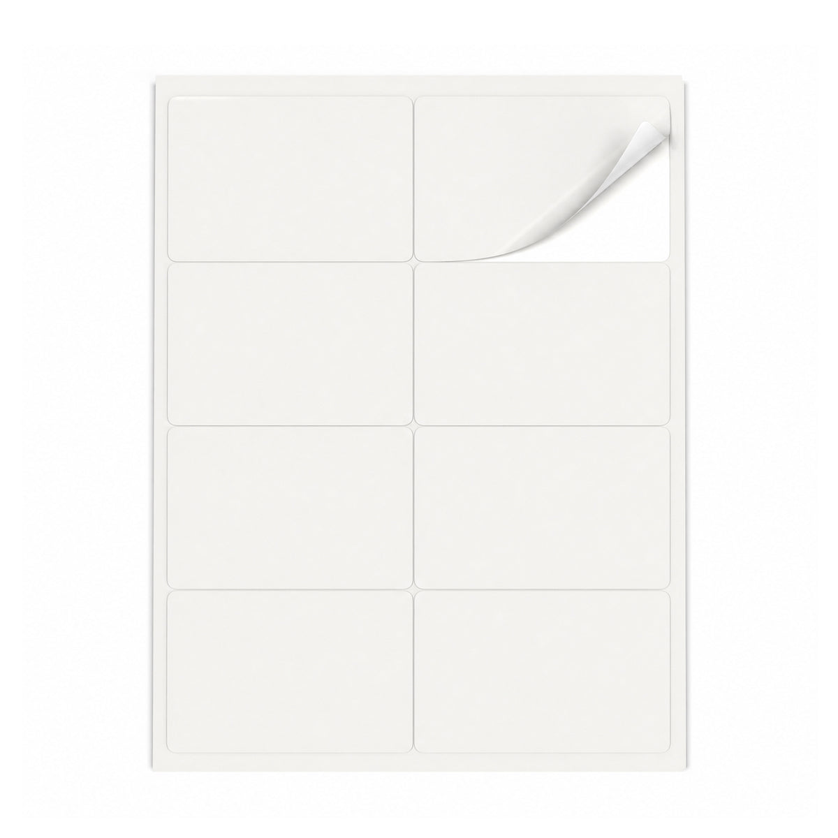 Lots d'étiquettes blanches ML - 100 feuilles