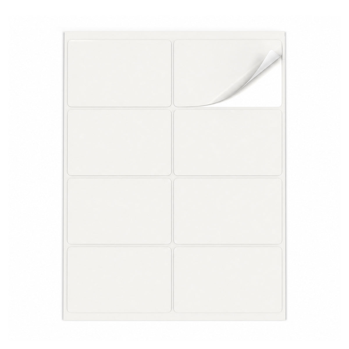 Lots d'étiquettes blanches ML - 100 feuilles