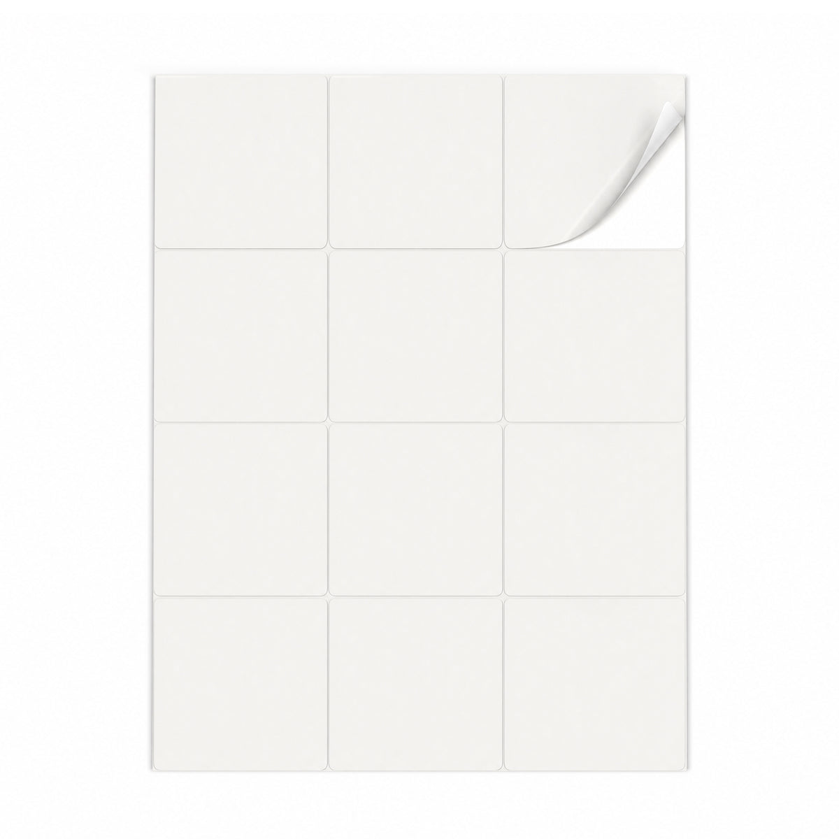 Lots d'étiquettes blanches ML - 100 feuilles