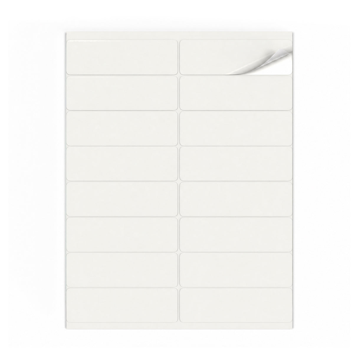 Lots d'étiquettes blanches M - 100 feuilles