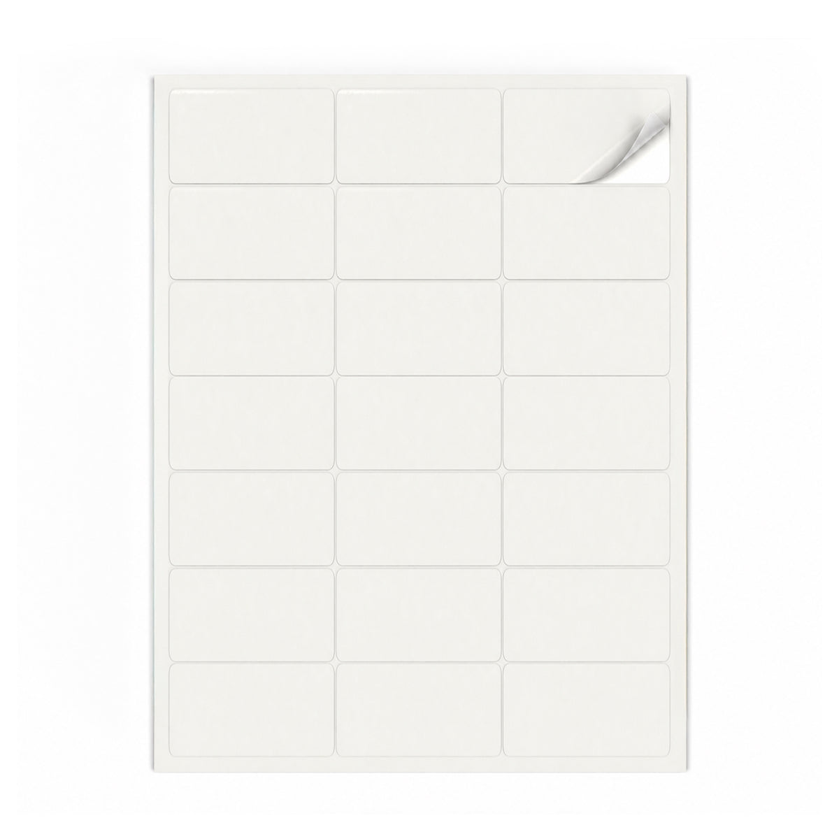 Lots d'étiquettes blanches S - 100 feuilles
