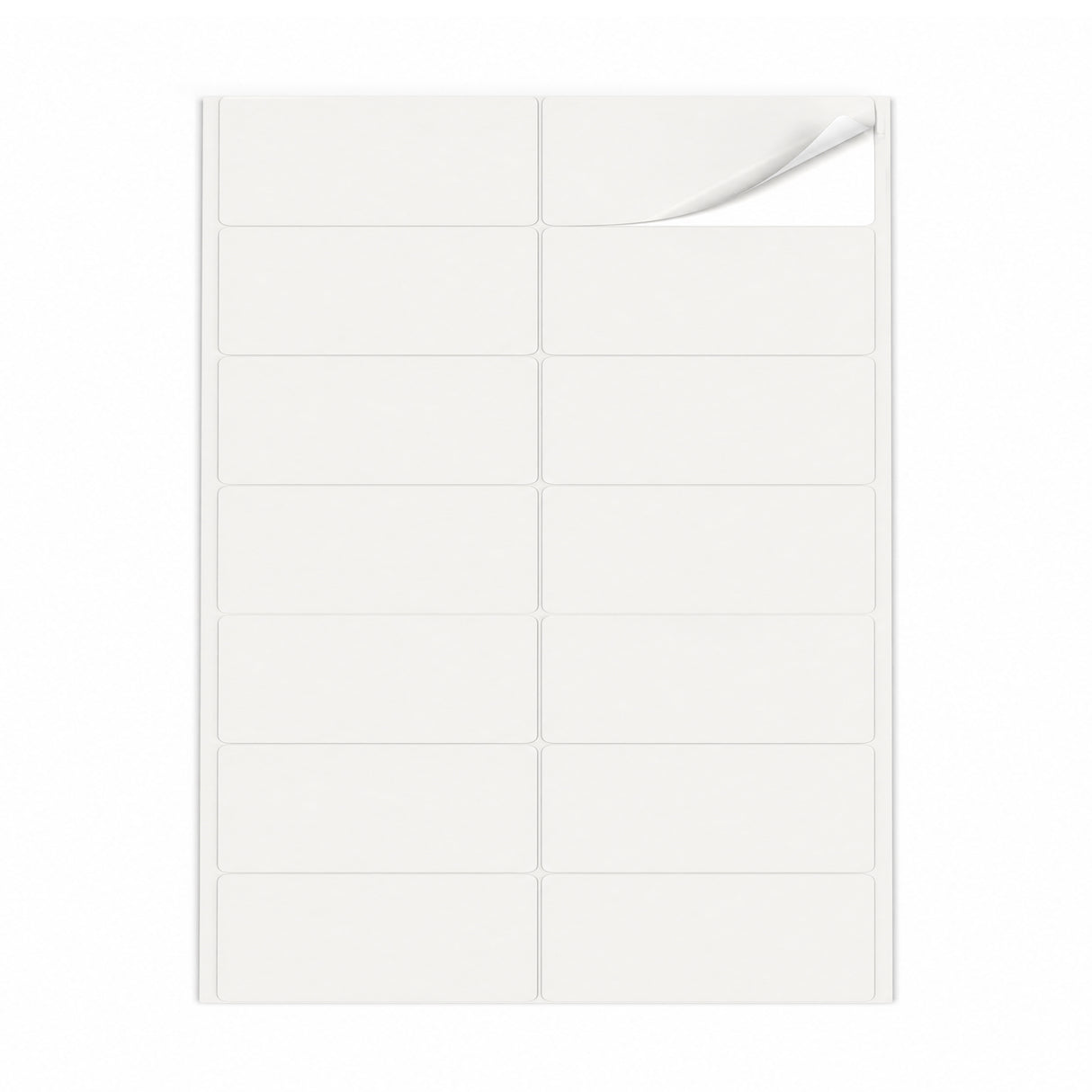 Lots d'étiquettes blanches M - 100 feuilles