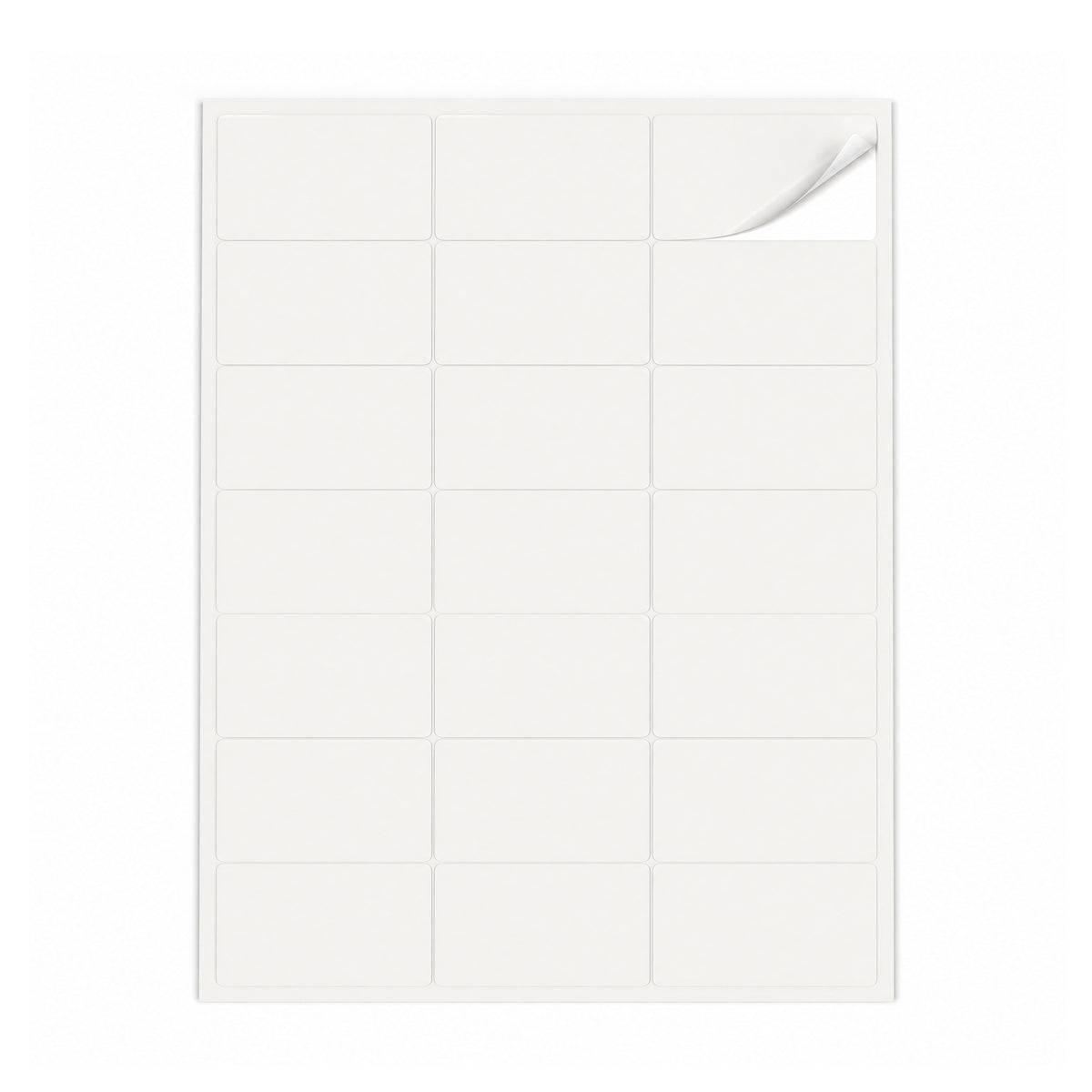 Lots d'étiquettes blanches S - 100 feuilles