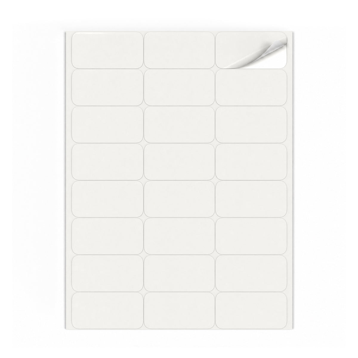 Lots d'étiquettes blanches S - 100 feuilles