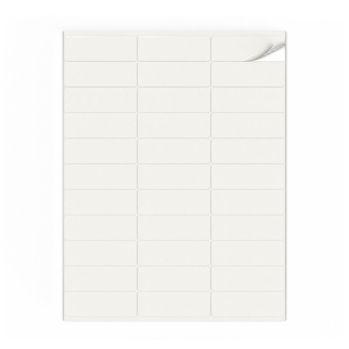 Lots d'étiquettes blanches S - 100 feuilles