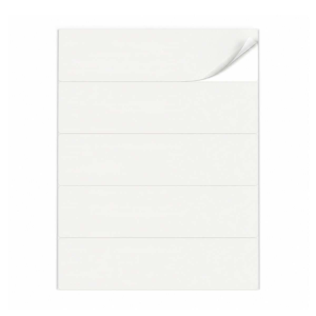 Lots d'étiquettes blanches L - 100 feuilles