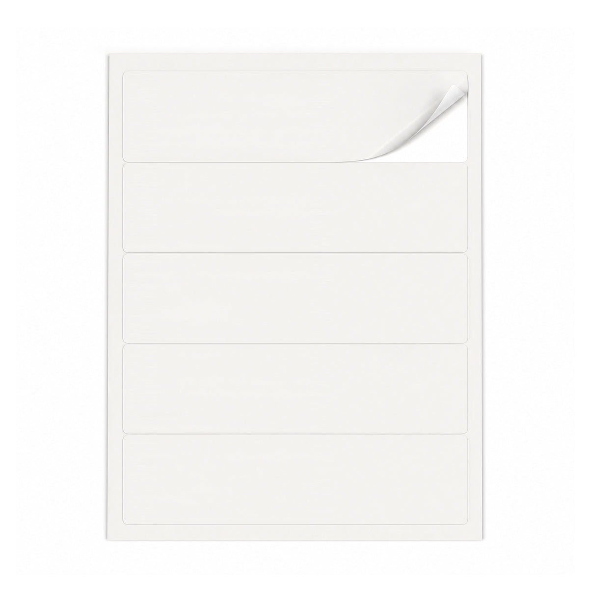 Lots d'étiquettes blanches L - 100 feuilles