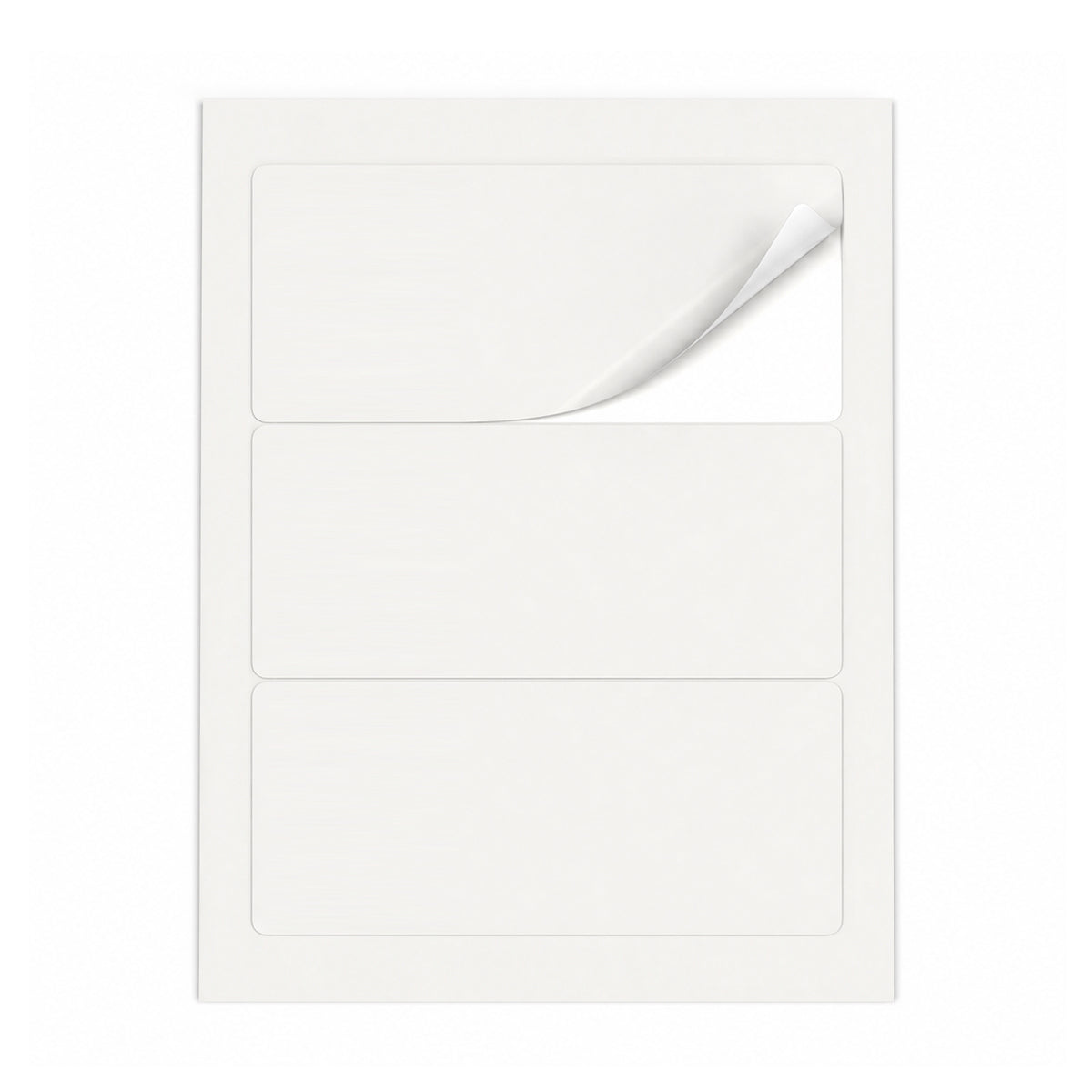 Lots d'étiquettes blanches L - 100 feuilles