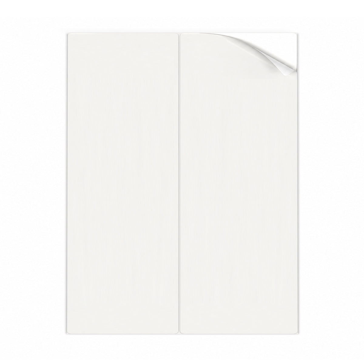Lots d'étiquettes blanches XL - 100 feuilles