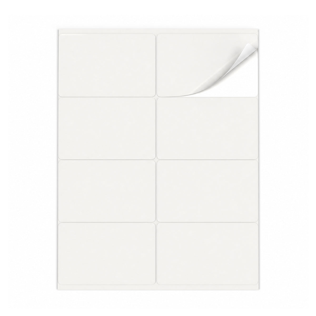 Lots d'étiquettes blanches ML - 100 feuilles
