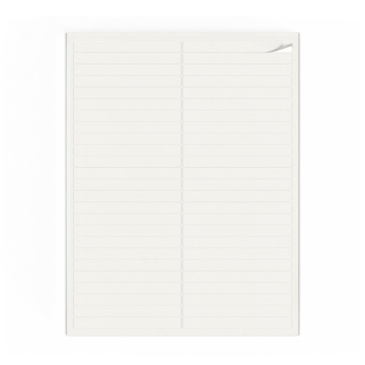 Lots d'étiquettes blanches XS - 100 feuilles
