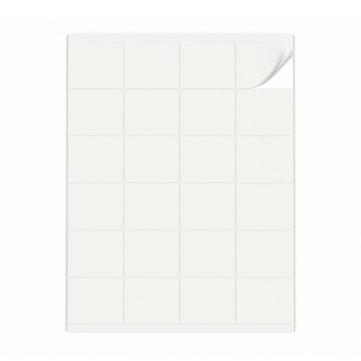 Lots d'étiquettes blanches S - 100 feuilles