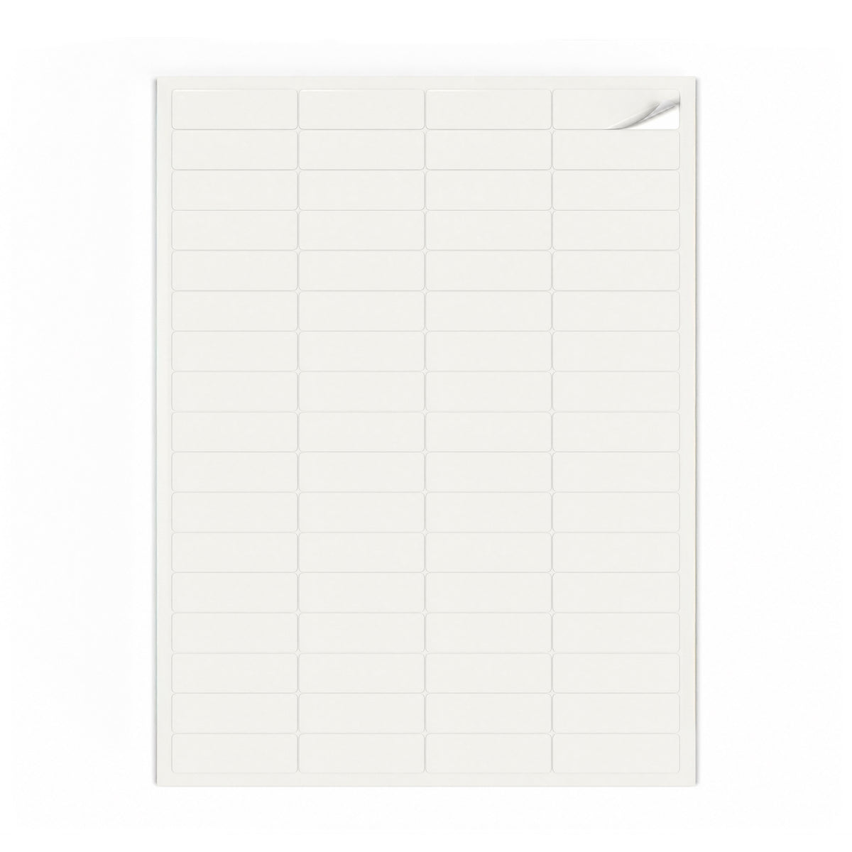 Lots d'étiquettes blanches XS - 100 feuilles